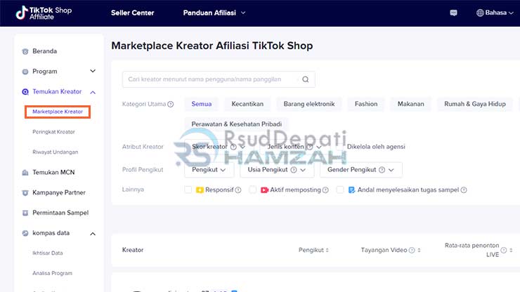 Ketuk Marketplace Kreator