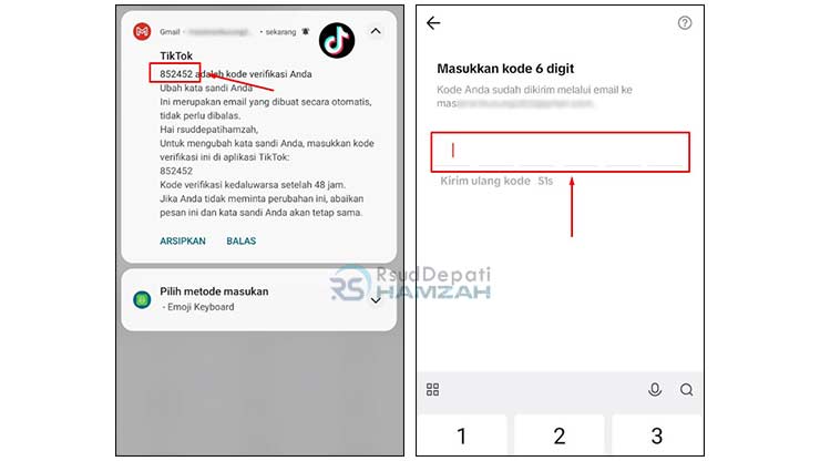 Masukkan 6 Digit Kode Verifikasi