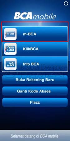 Melihat Nomor Rekening BCA Mobile