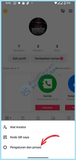 Pengaturan Privasi