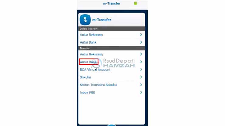 Transfer Antar Bank