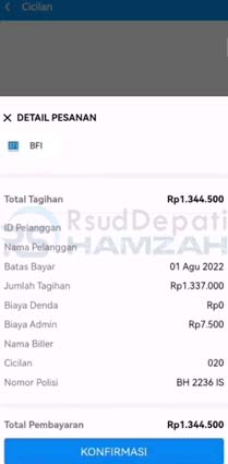 cara bayar BFI Finance