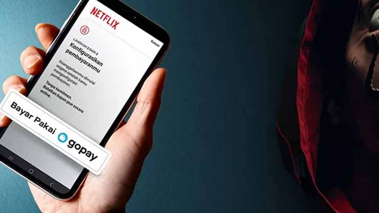 cara bayar netflix lewat gopay