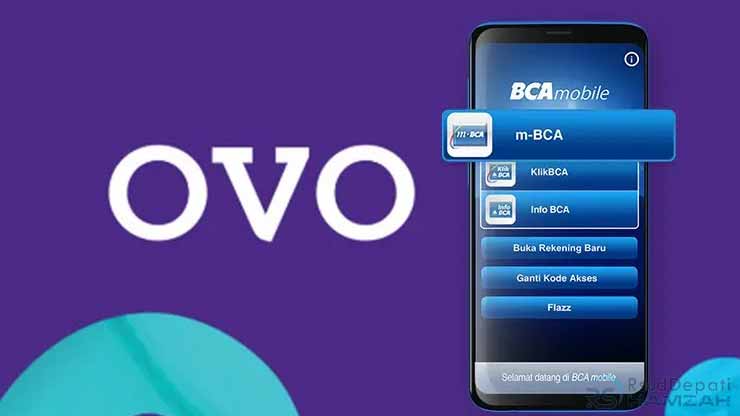 cara top up ovo dari bca mobile