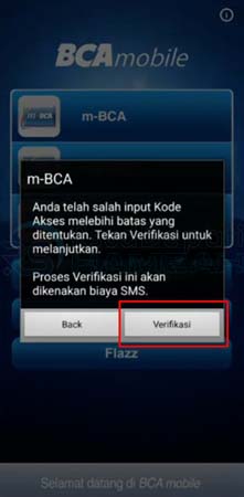 kode akses bca mobile salah 3 kali