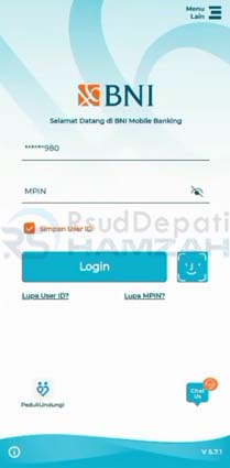 login BNI Mobile