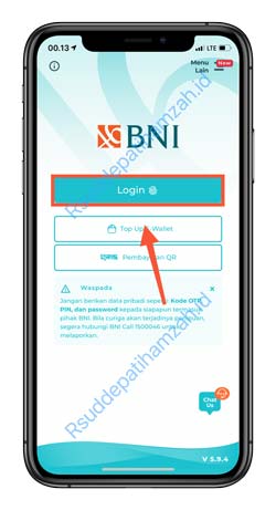 2 Login Akun BNI Mobile