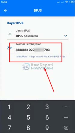 7 Masukkan Nomor BPJS