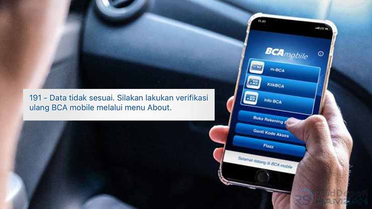 BCA Mobile Error 191