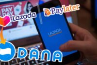 CARA BAYAR LAZADA PAYLATER PAKAI DANA