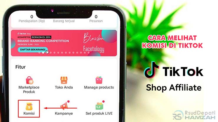 Cara Melihat Komisi di TikTok