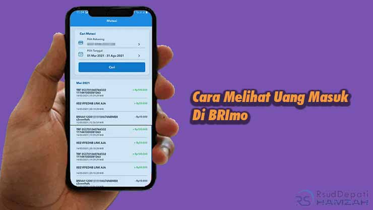 Cara Melihat Uang Masuk di BRImo