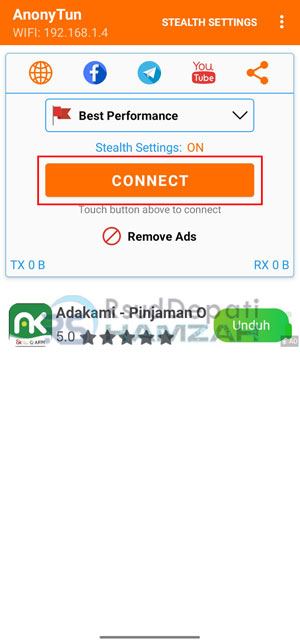 Gunakan AnonyTun Indosat