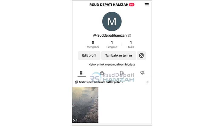 Masuk ke Profil TikTok Shop