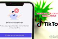 Verifikasi TikTok Shop Gagal Terus