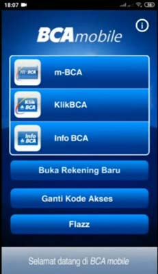 buka aplikasi M BCA 1