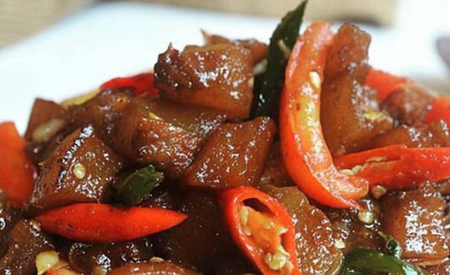 resep masakan kulit sapi kedap pedas