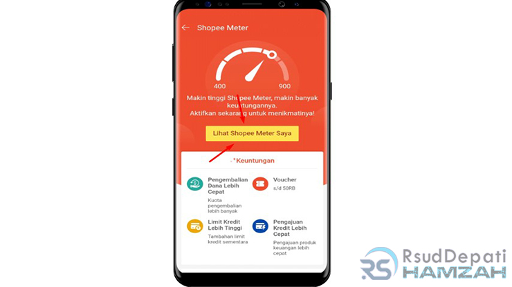 mengaktifkan shopee meter