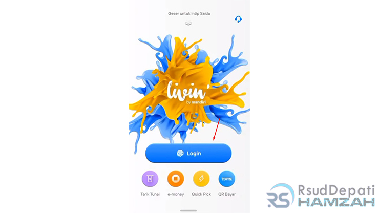 menu login livin mandiri