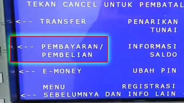 pilih pembayaran