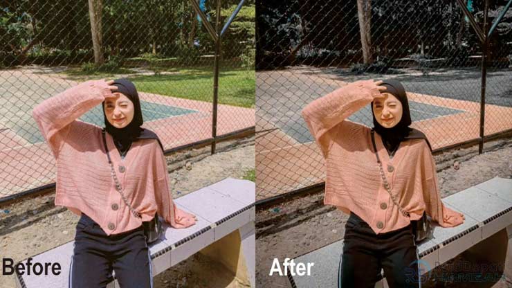 1. Rumus Lightroom Outdoor Aesthetic