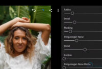 Cara Mempertajam Foto Dengan Lightroom Android