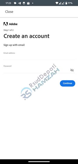 Masukkan Email Password