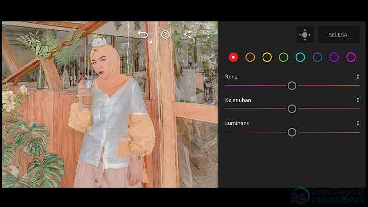 Campuran Warna Lightroom Nabila Zirus