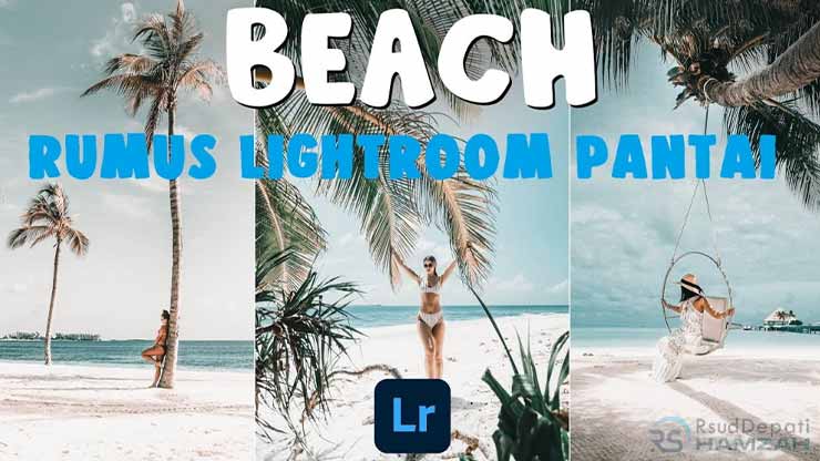 Rumus Lightroom Pantai Biru Aesthetic Sunset Gratis