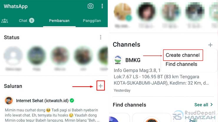 Cara Membuat Saluran Whatsapp