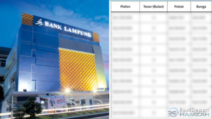 TABEL ANGSURAN KUR BANK LAMPUNG