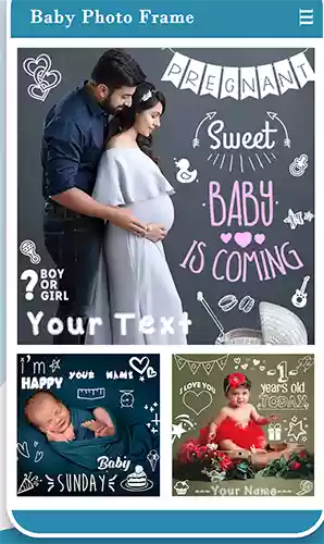 Baby Month Photo Frame Collage