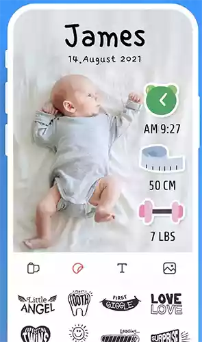 aplikasi frame biodata bayi online
