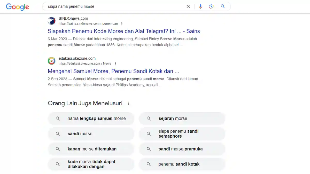 Orang Lain Juga Menelusuri