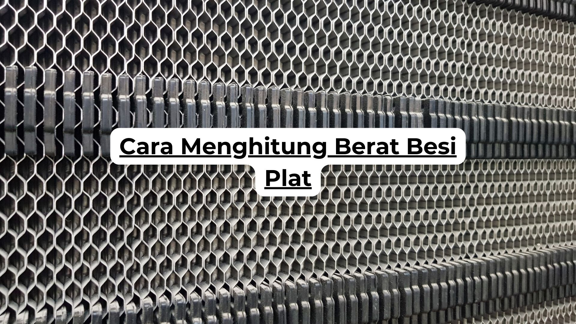 Cara Menghitung Berat Besi Plat