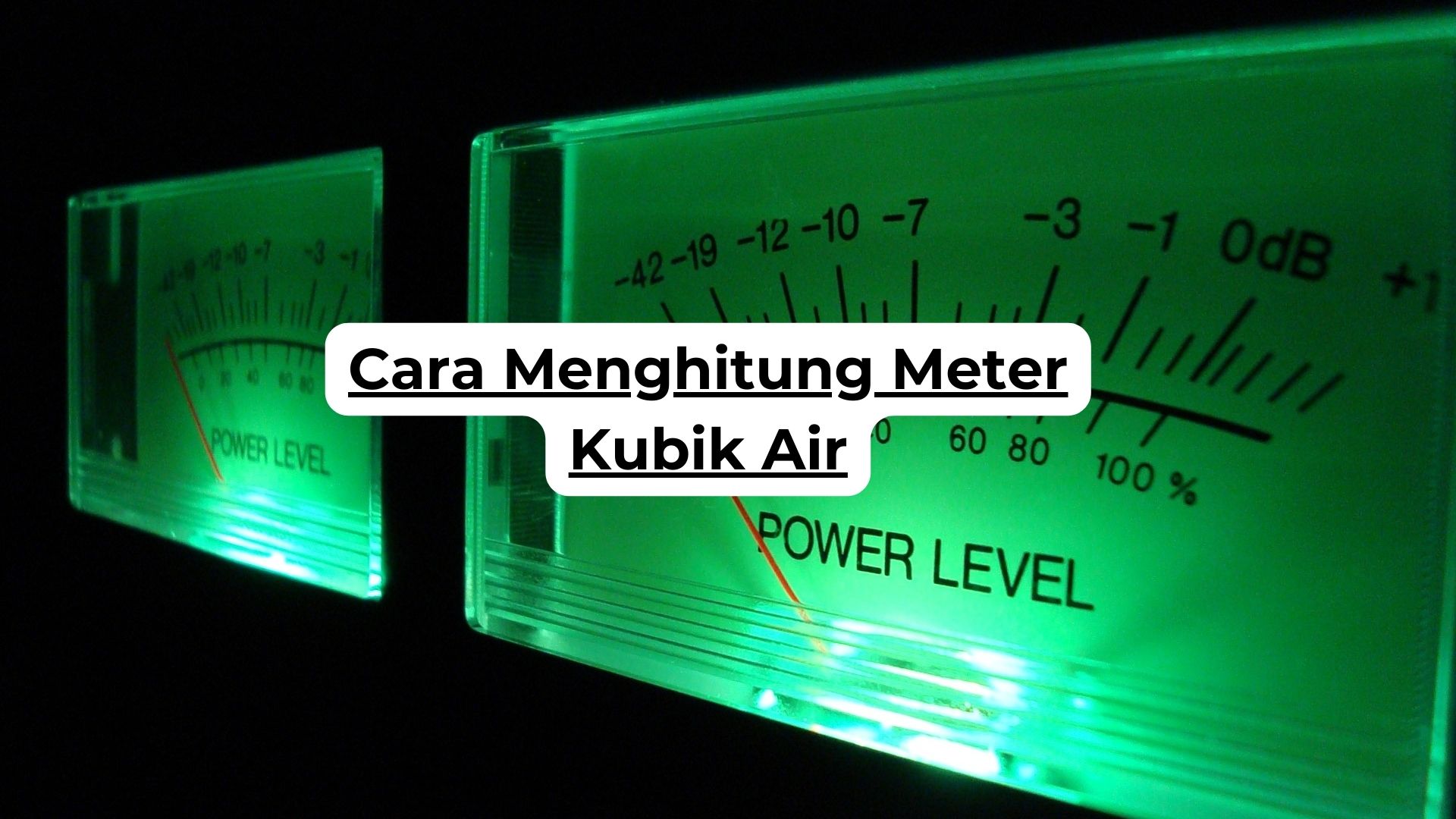 Cara Menghitung Meter Kubik Air