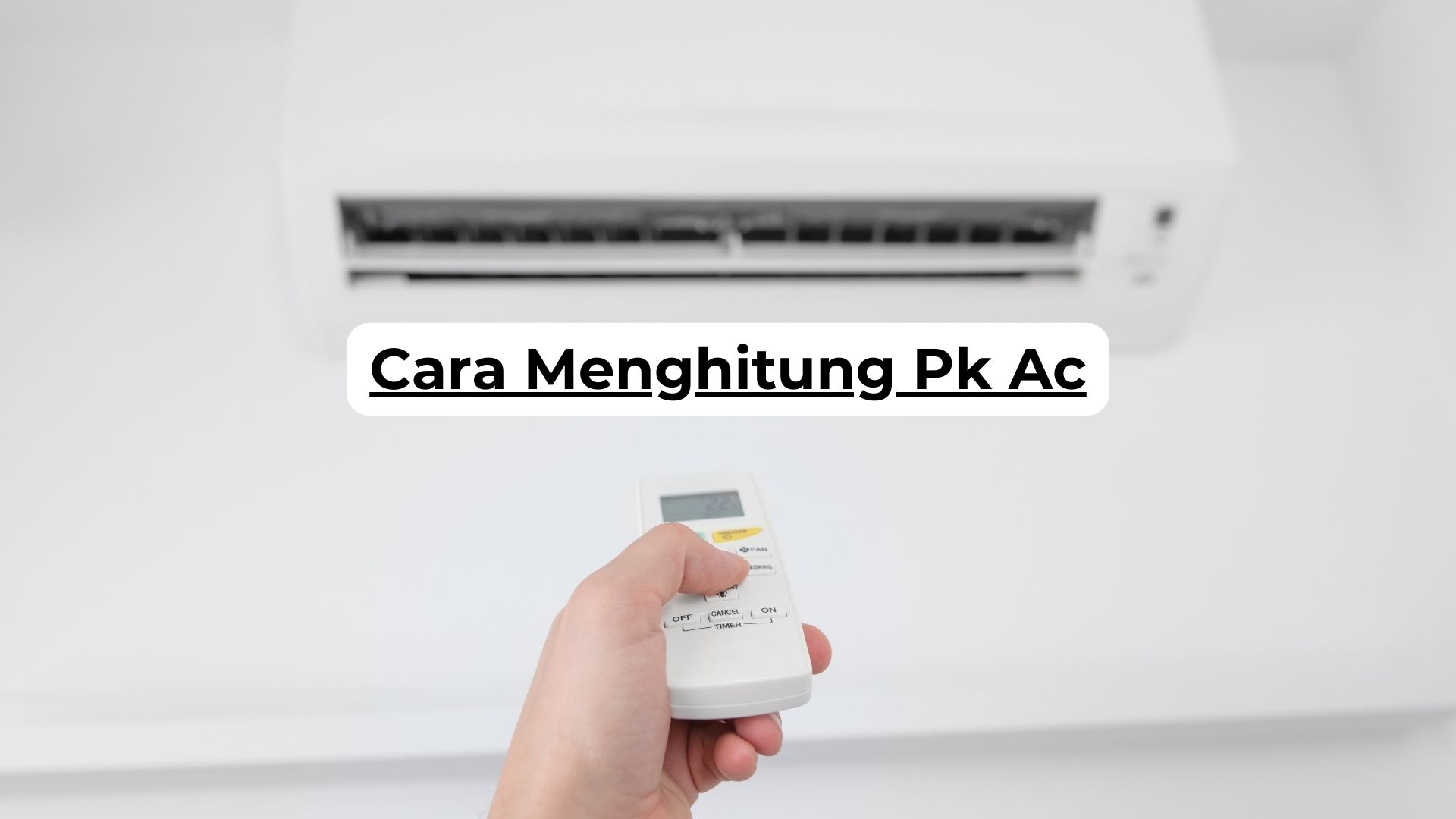 Cara Menghitung Pk Ac