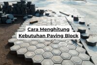 Cara Menghitung Kebutuhan Paving Block