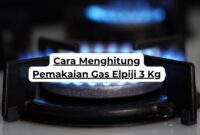 Cara Menghitung Pemakaian Gas Elpiji 3 Kg