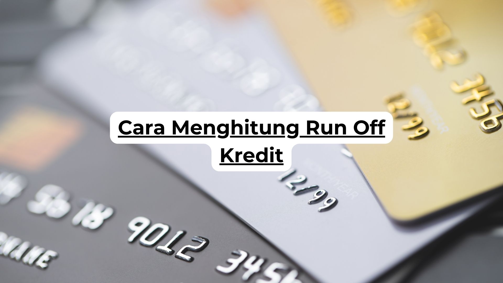 Cara Menghitung Run Off Kredit