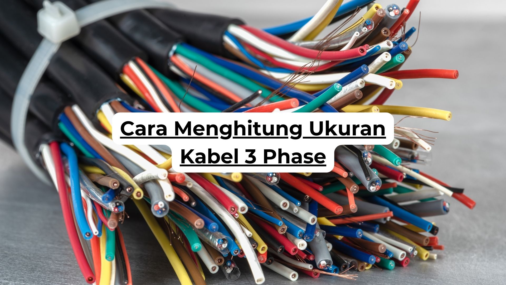 Cara Menghitung Ukuran Kabel 3 Phase