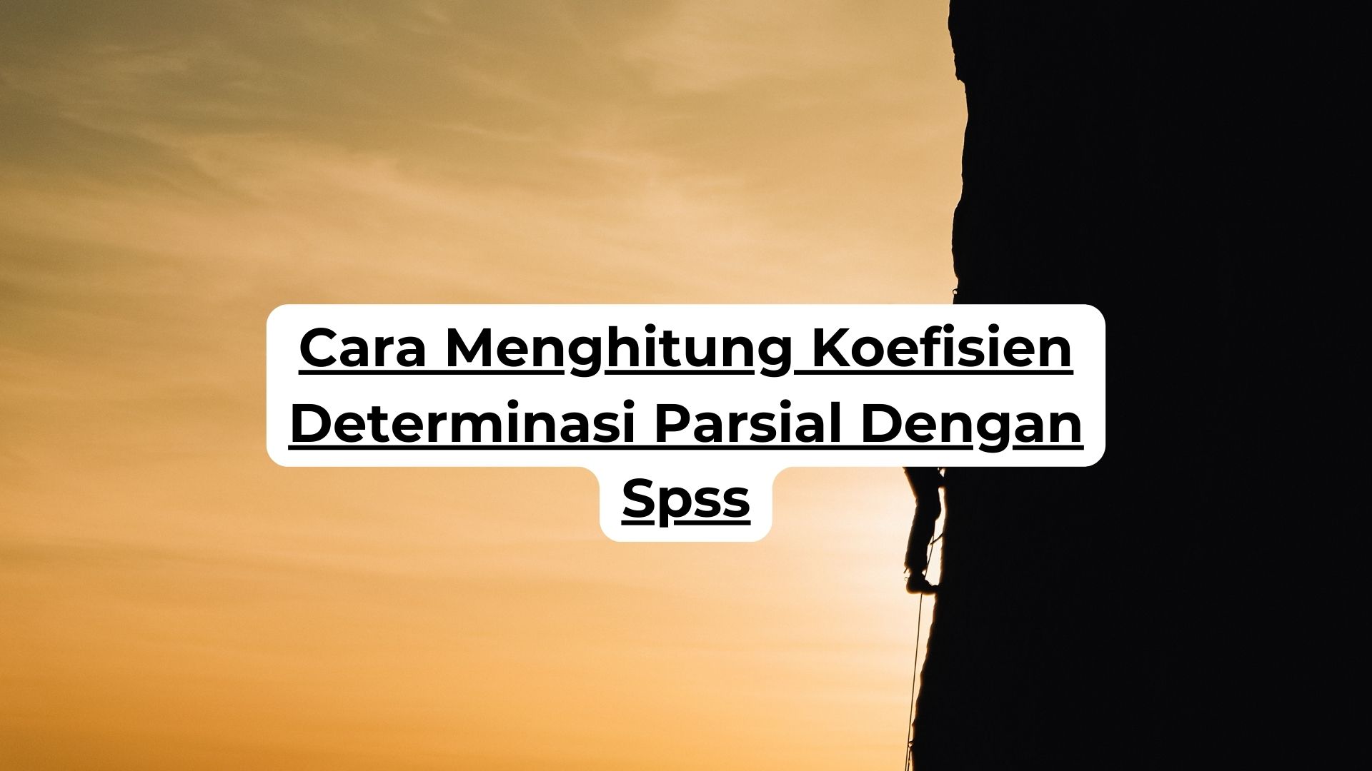 Cara Menghitung Koefisien Determinasi Parsial Dengan Spss