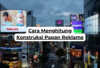 Cara Menghitung Konstruksi Papan Reklame