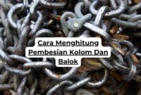 Cara Menghitung Pembesian Kolom Dan Balok