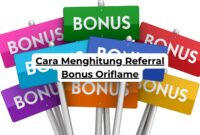 Cara Menghitung Referral Bonus Oriflame