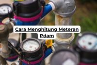 Cara Menghitung Meteran Pdam