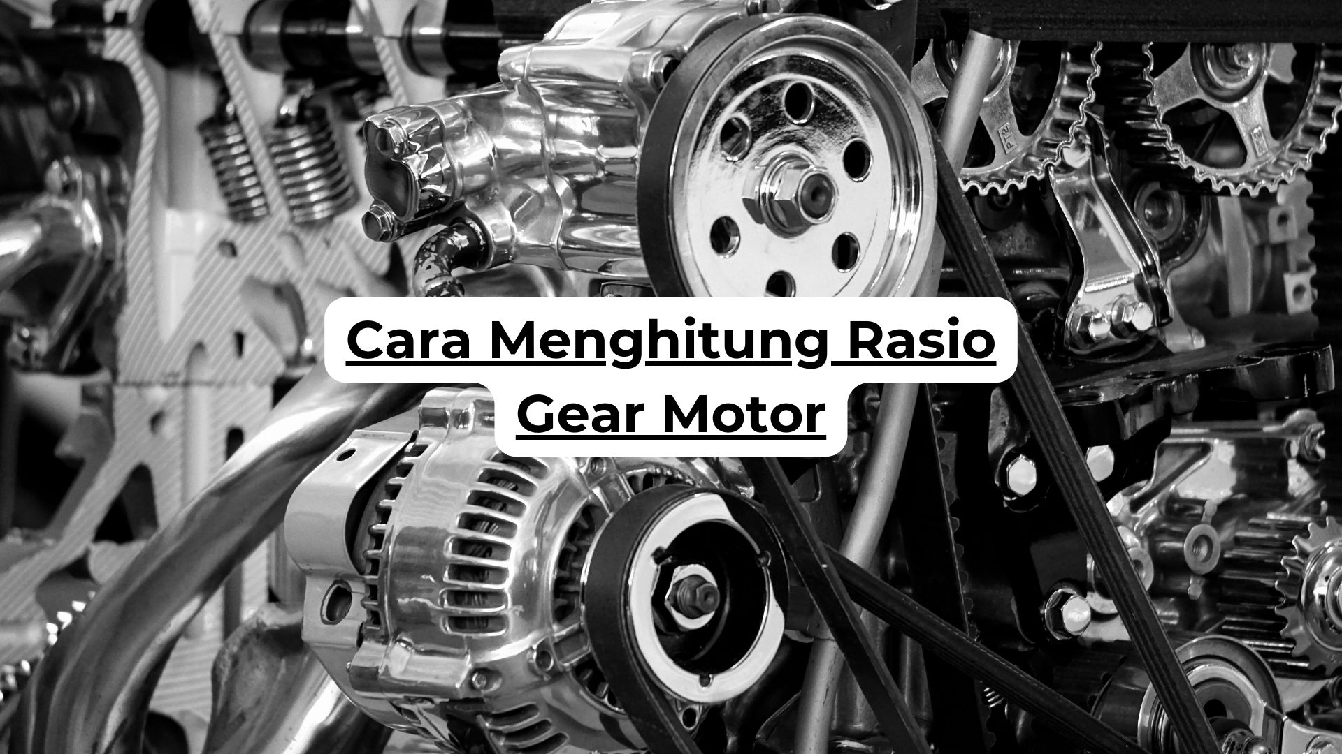 Cara Menghitung Rasio Gear Motor