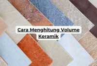 Cara Menghitung Volume Keramik