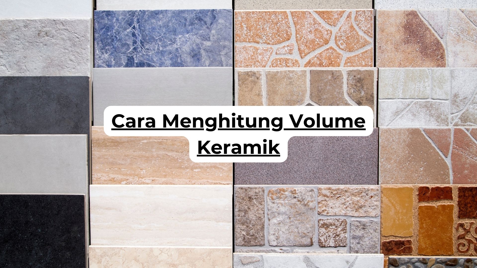 Cara Menghitung Volume Keramik