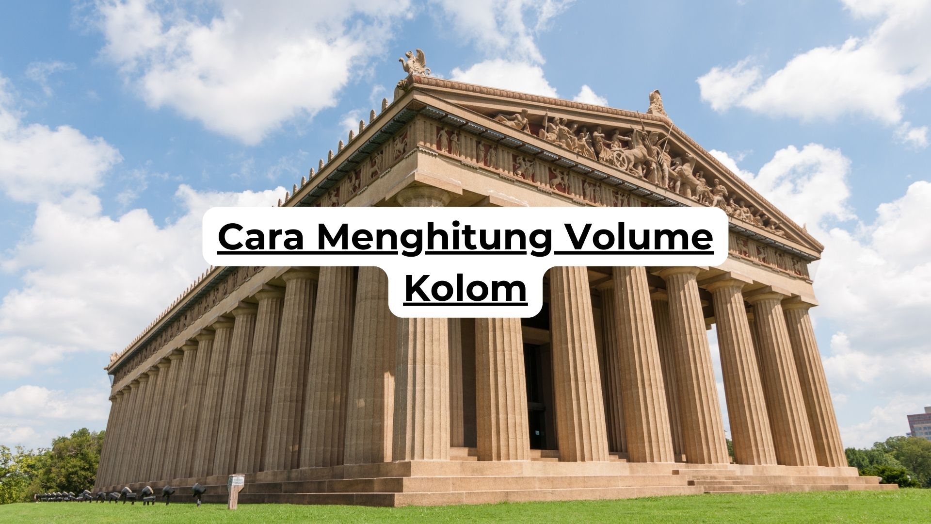 Cara Menghitung Volume KolomCara Menghitung Volume Kolom